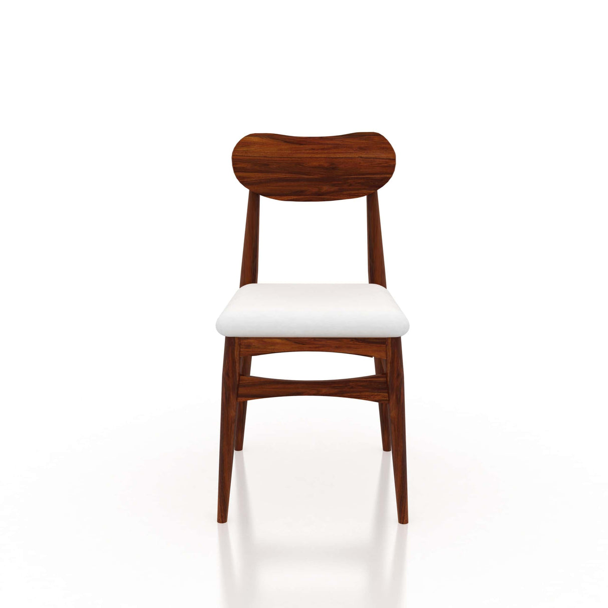 Oval Solid Sheesham Wood Set of-2 Office/Study/Dining Chair - 3 years Warranty