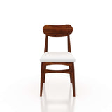 Oval Solid Sheesham Wood Set of-2 Office/Study/Dining Chair - 3 years Warranty