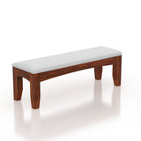 Crown Solid Sheesham Wood 6 Seater Dining Table Set With Bench - 3 Years Warranty