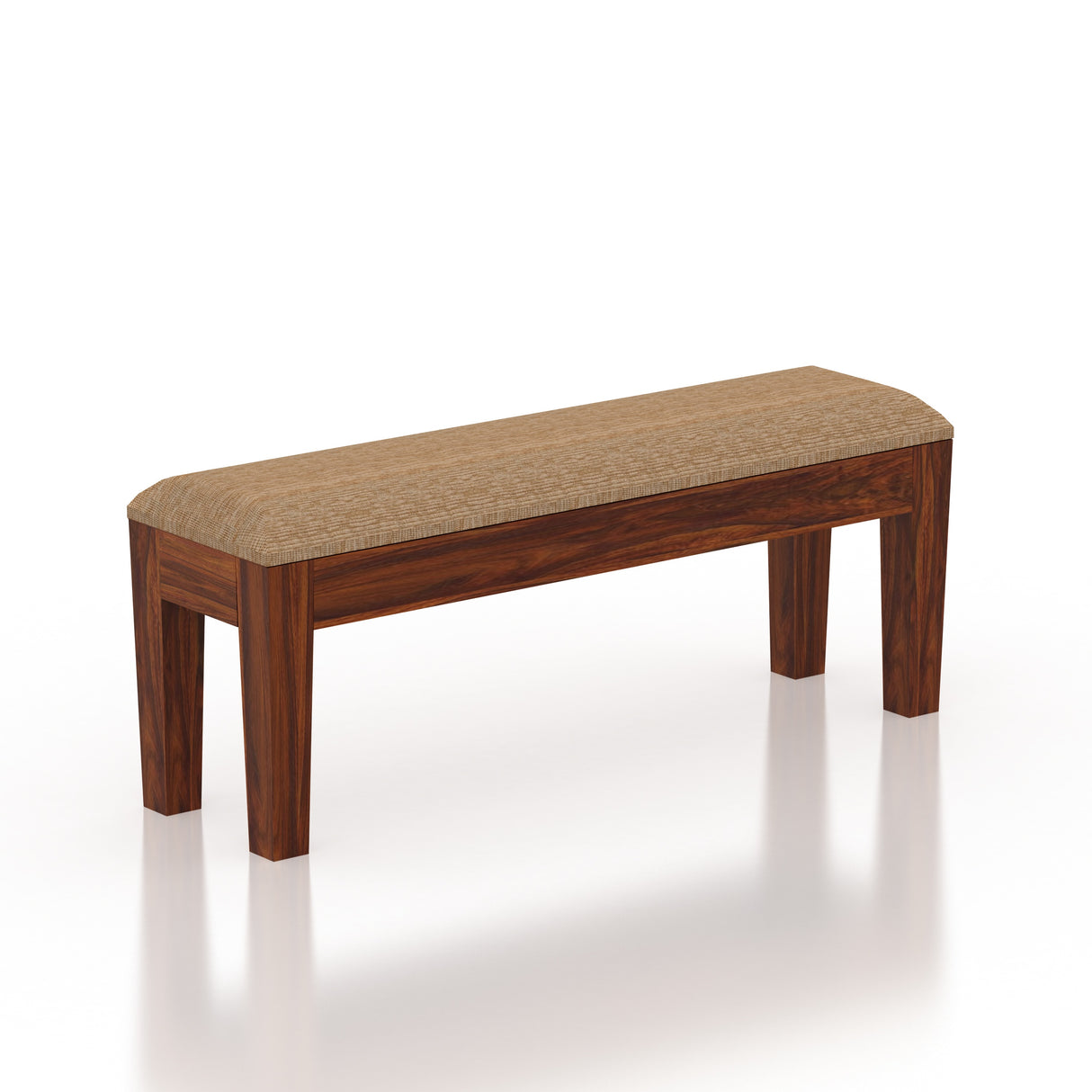Foster Solid Sheesham Wood 6 Seater Dining Table Set - 3 Years Warranty