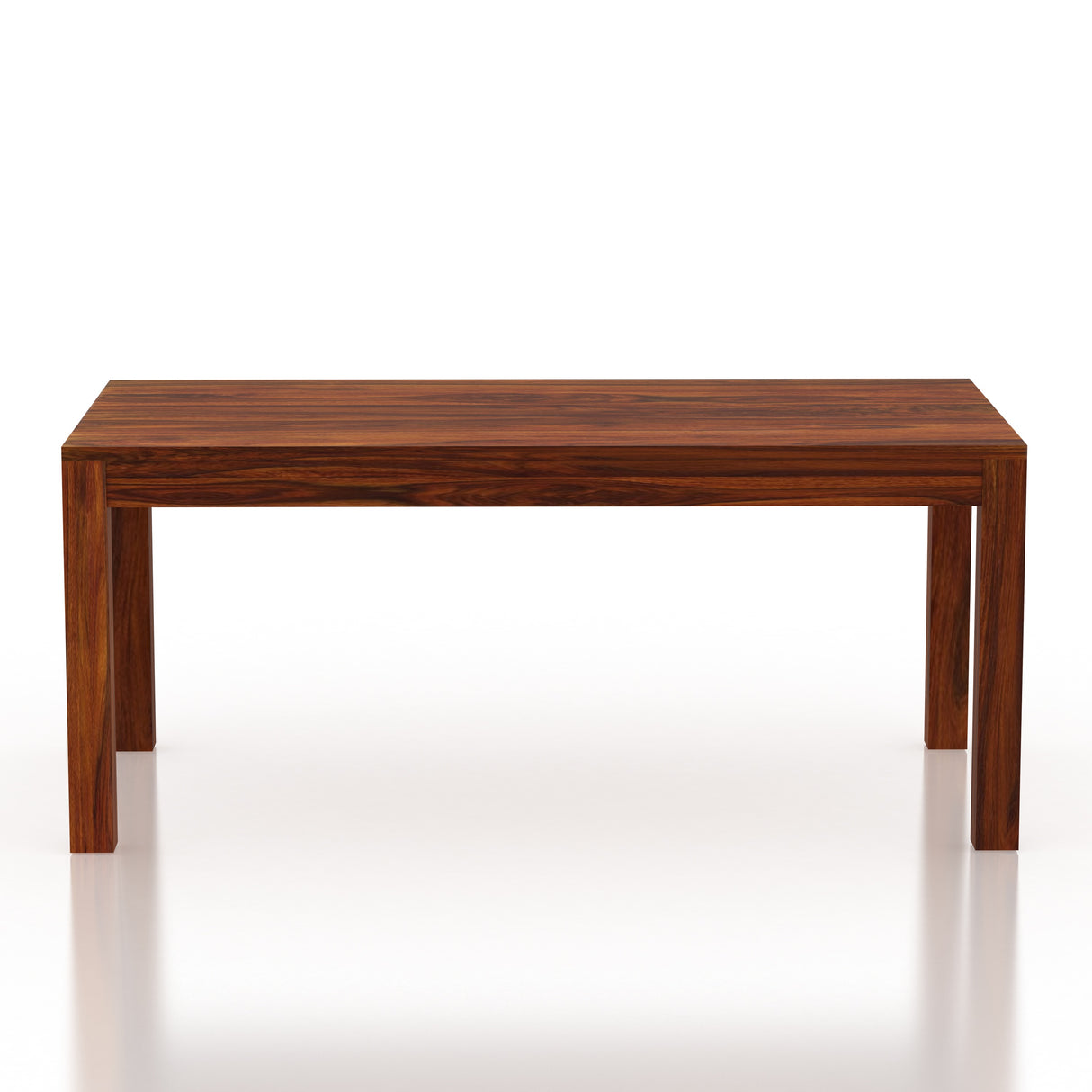 Latin Solid Sheesham Wood 6 Seater Dining Table Set - 3 Years Warranty