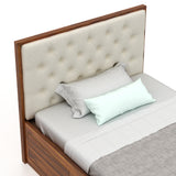 Decan Solid Sheesham Wood 4 Feet Bed With Box Storage - 3 Years Warranty