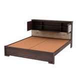 Maharaja Solid Sheesham Wood Bed with Headboard Storage - 3 Years Warranty