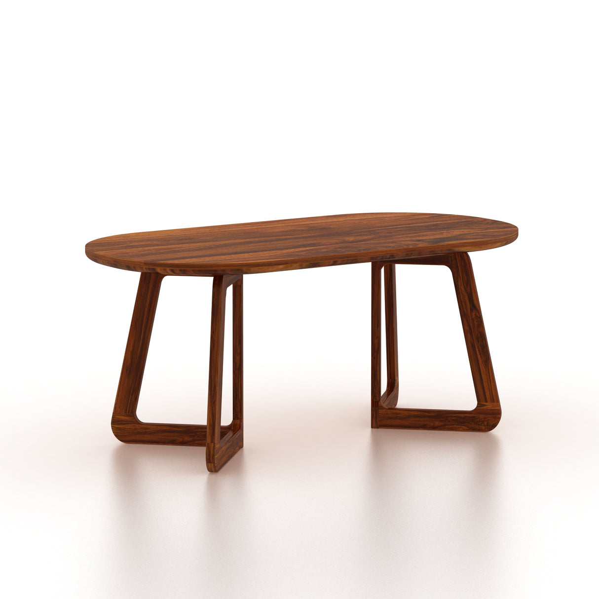 Peter Solid Sheesham Wood 6 Seater Dining Table - 3 Years Warranty