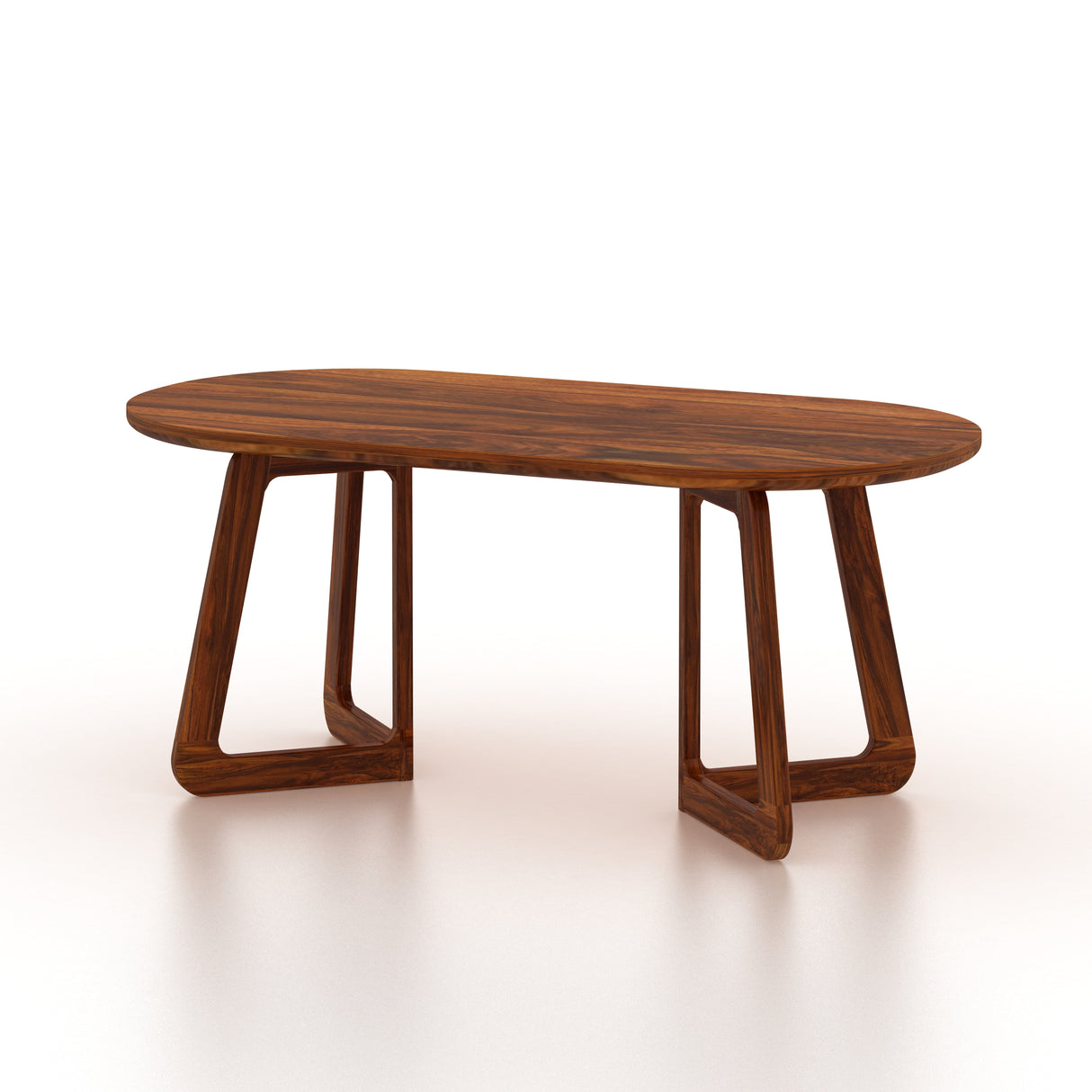 Peter Solid Sheesham Wood 6 Seater Dining Table - 3 Years Warranty