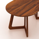 Peter Solid Sheesham Wood 6 Seater Dining Table - 3 Years Warranty