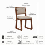 Peter Solid Sheesham Wood Office/Study/Dining Chair - 3 Years Warranty