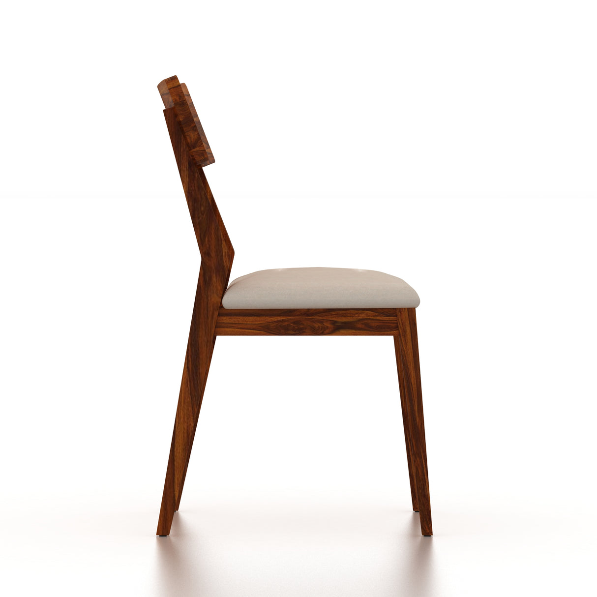 Elley Solid Sheesham Wood Office/Study/Dining Chair - 3 Years Warranty