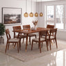 Elley Solid Sheesham Wood 6 Seater Dining Set - 3 Years Warranty