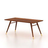 Elley Solid Sheesham Wood 6 Seater Dining Set - 3 Years Warranty