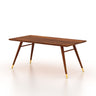 Elley Solid Sheesham Wood 6 Seater Dining Table - 3 Years Warranty