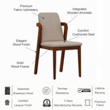 Watson Solid Sheesham Wood 6 Seater Dining Set - 3 Years Warranty