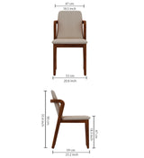 Watson Solid Sheesham Wood 6 Seater Dining Set - 3 Years Warranty