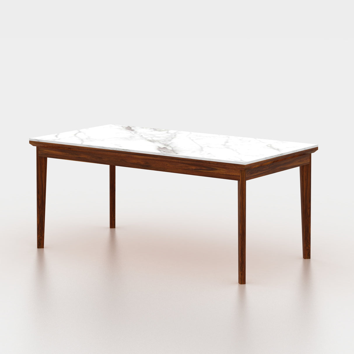 Watson Solid Sheesham Wood 6 Seater Dining Table - 3 Years Warranty