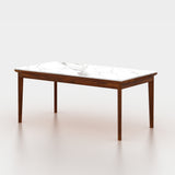 Watson Solid Sheesham Wood 6 Seater Dining Table - 3 Years Warranty