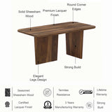 Lazio Solid Sheesham Wood 6 Seater Dining Table - 3 Years Warranty