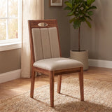 Genova Solid Acacia Wood Office/Study/Dining Chair - 3 Years Warranty