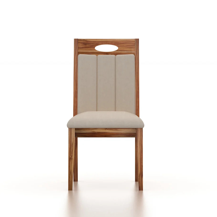 Genova Solid Acacia Wood Office/Study/Dining Chair - 3 Years Warranty