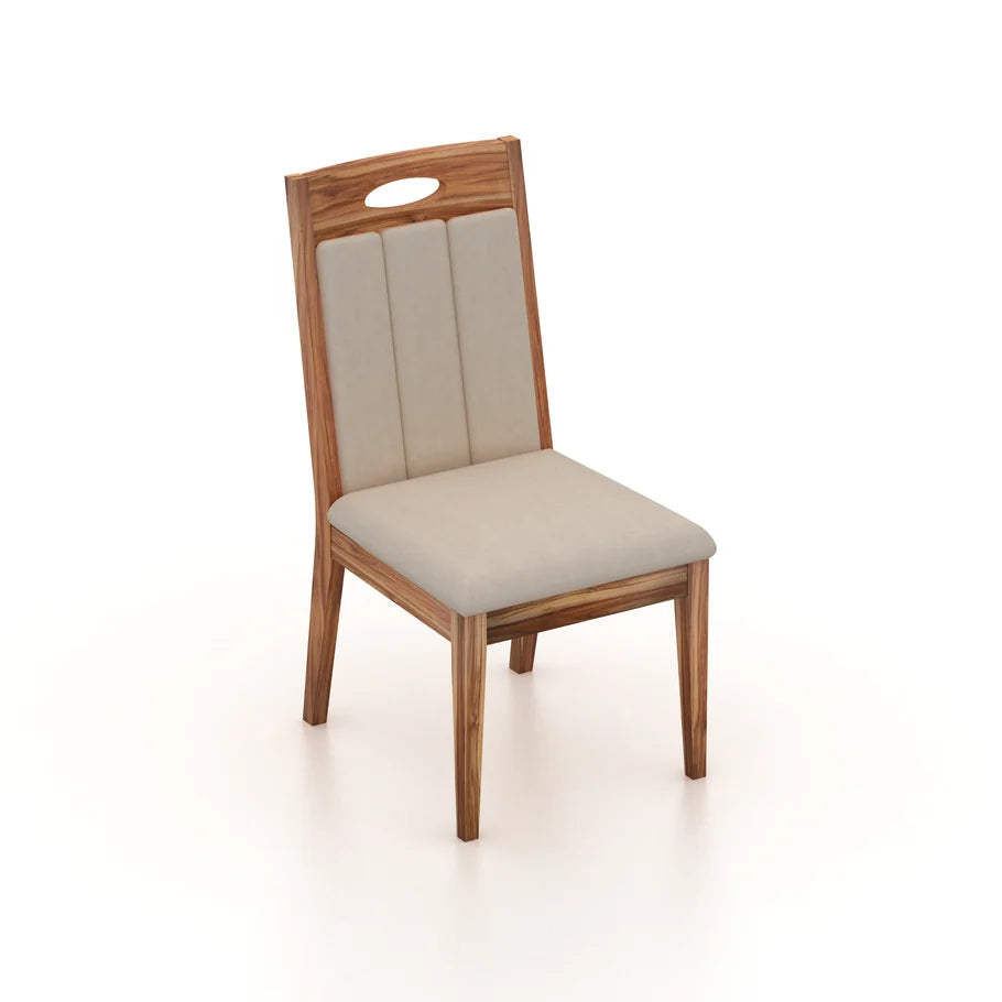 Genova Solid Acacia Wood Office/Study/Dining Chair - 3 Years Warranty