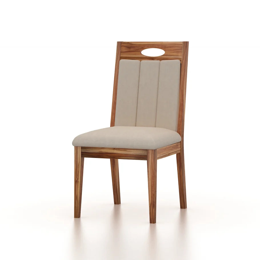Genova Solid Acacia Wood Office/Study/Dining Chair - 3 Years Warranty