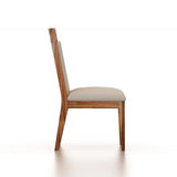 Genova Solid Acacia Wood Office/Study/Dining Chair - 3 Years Warranty