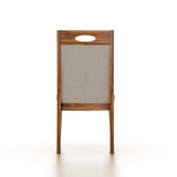 Genova Solid Acacia Wood Office/Study/Dining Chair - 3 Years Warranty