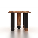 Genova Solid Acacia Wood 6 Seater Dining Table Set - 3 Years Warranty