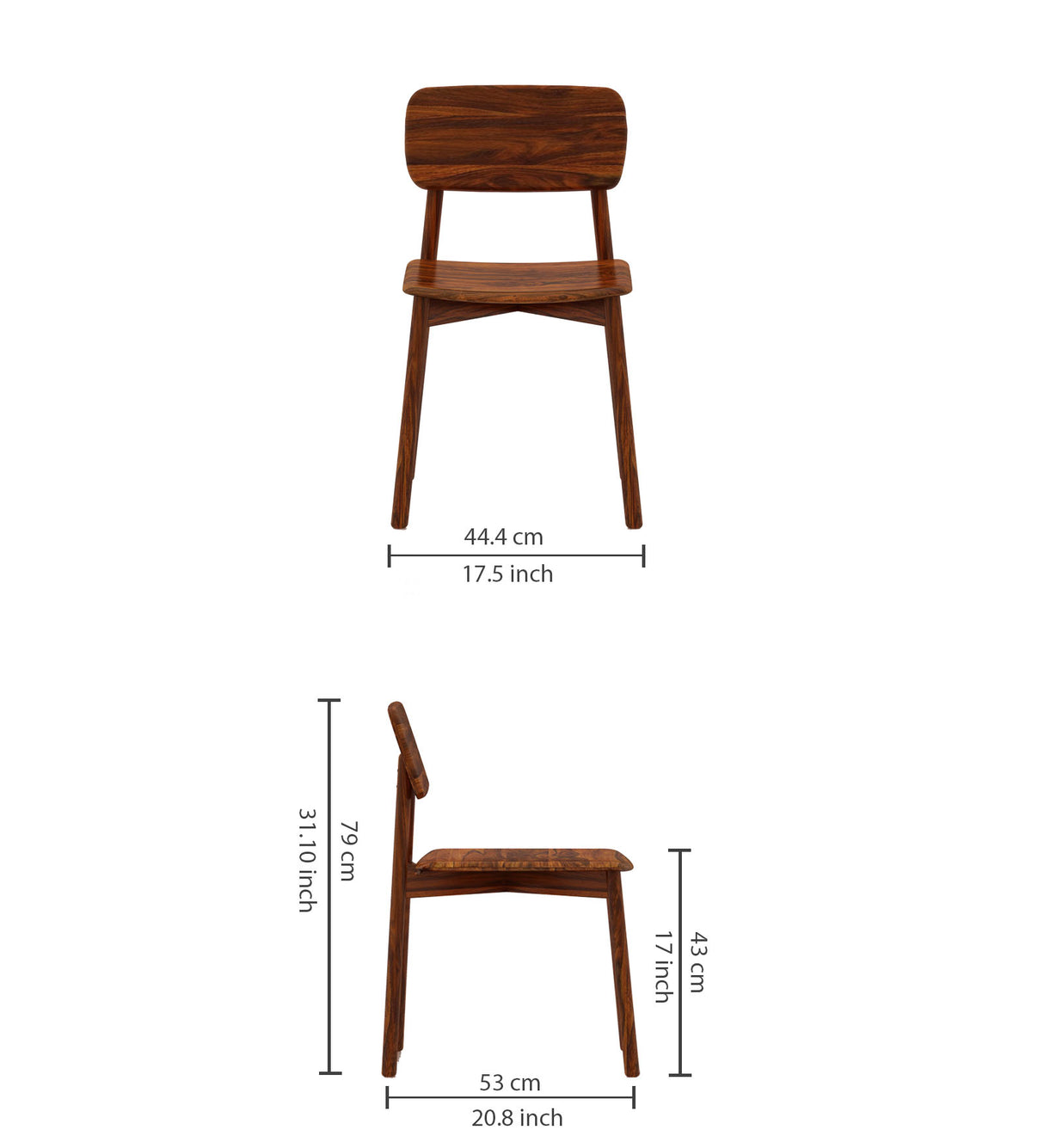 Hummer Solid Sheesham Wood 6 Seater Dining Set - 3 Years Warranty