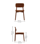 Hummer Solid Sheesham Wood 6 Seater Dining Set - 3 Years Warranty