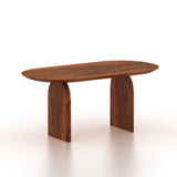 Hummer Solid Sheesham Wood 6 Seater Dining Table - 3 Years Warranty