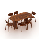 Hummer Solid Sheesham Wood 6 Seater Dining Set - 3 Years Warranty