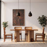 Naptune Solid Sheesham Wood 6 Seater Dining Set - 3 Years Warranty