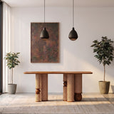 Naptune Solid Sheesham Wood 6 Seater Dining Set - 3 Years Warranty