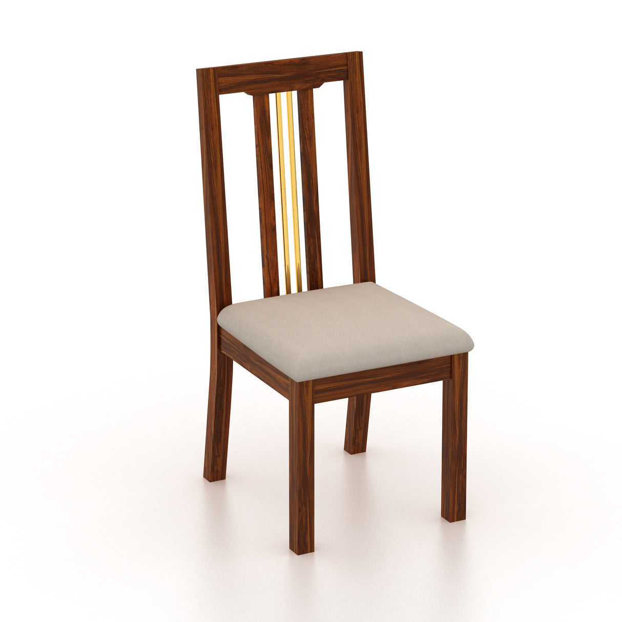 Edin Solid Sheesham Wood Office/Study/Dining Chair - 3 Years Warranty