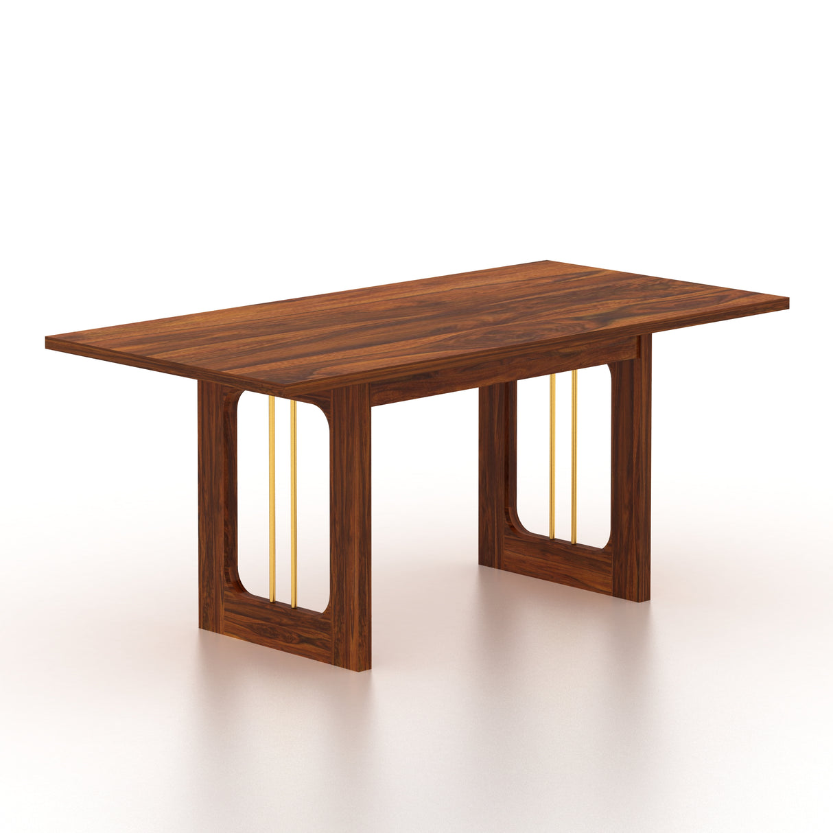 Edin Solid Sheesham Wood 6 Seater Dining Set - 3 Years Warranty