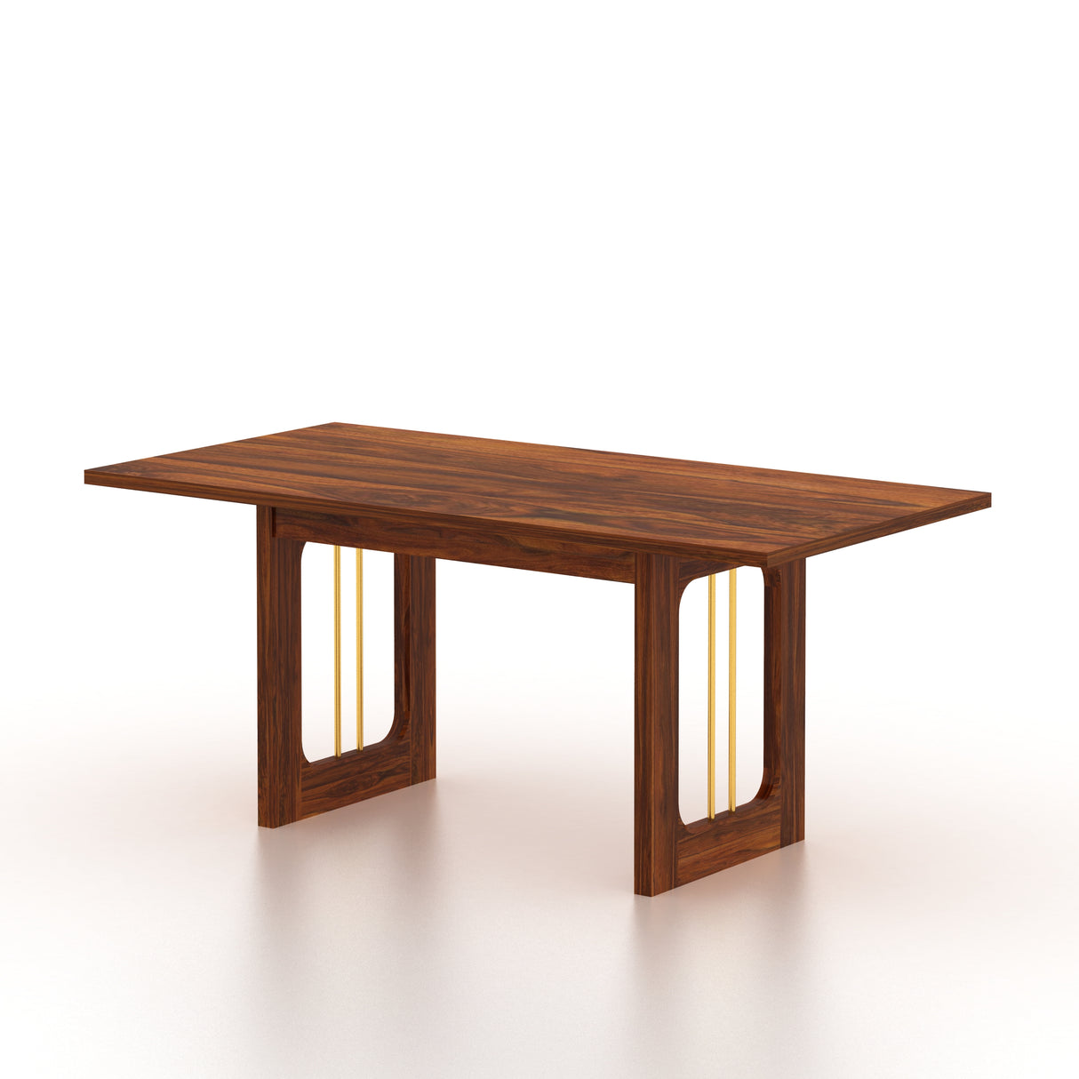 Edin Solid Sheesham Wood 6 Seater Dining Set - 3 Years Warranty