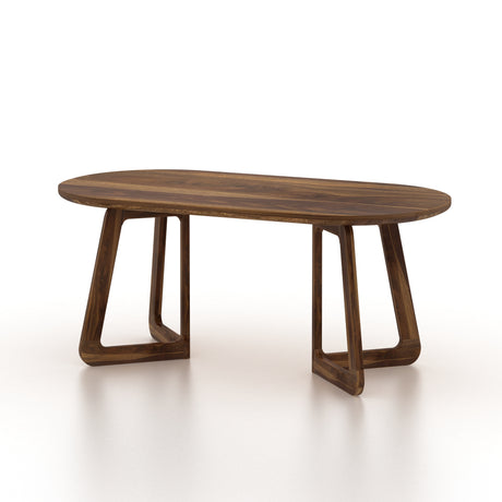 Peter Solid Sheesham Wood 6 Seater Dining Table - 3 Years Warranty
