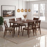 Elley Solid Sheesham Wood 6 Seater Dining Set - 3 Years Warranty