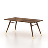 Elley Solid Sheesham Wood 6 Seater Dining Table - 3 Years Warranty