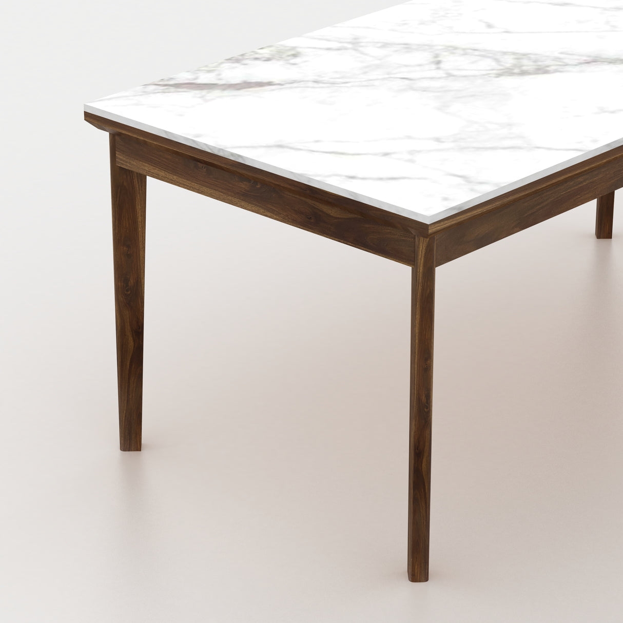 Watson Solid Sheesham Wood 6 Seater Dining Table - 3 Years Warranty
