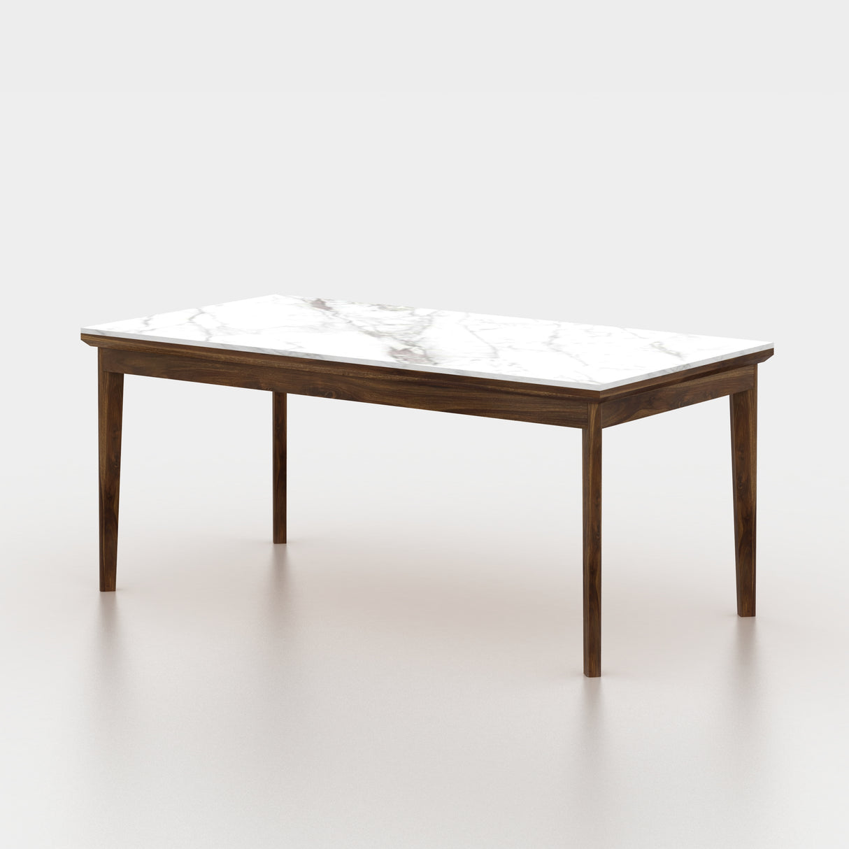 Watson Solid Sheesham Wood 6 Seater Dining Table - 3 Years Warranty
