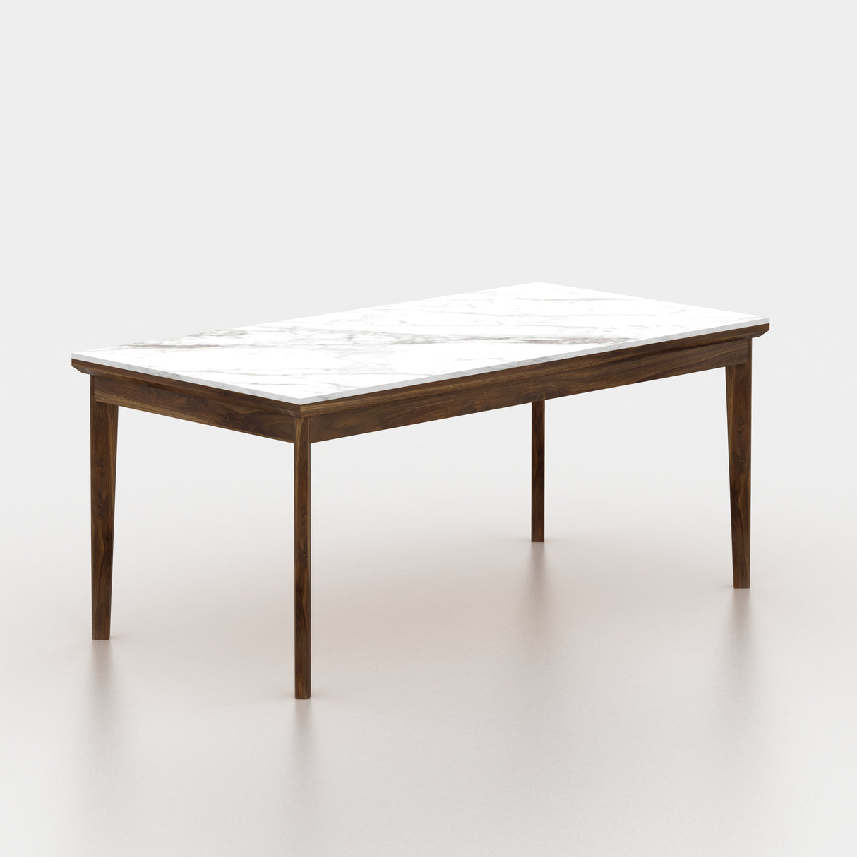 Watson Solid Sheesham Wood 6 Seater Dining Table - 3 Years Warranty