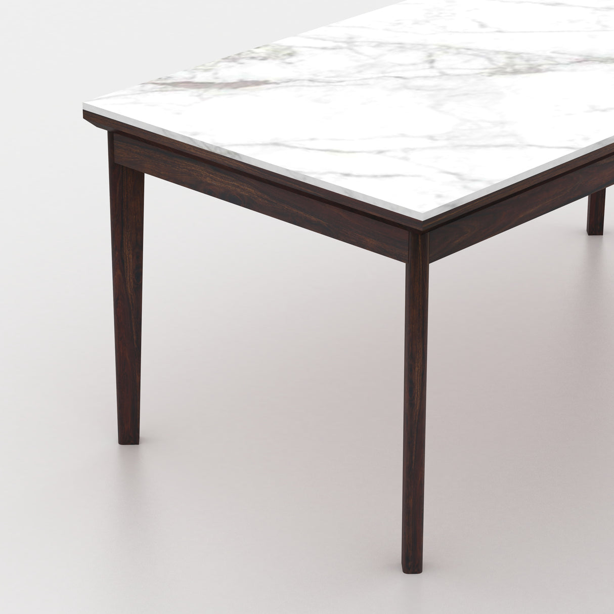 Watson Solid Sheesham Wood 6 Seater Dining Table - 3 Years Warranty
