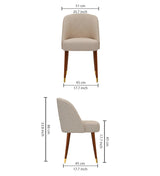 MARTIN Solid Sheesham Wood Office/Study/Dining Chair - 3 Years Warranty