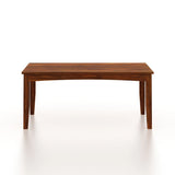 Swiss Solid Sheesham Wood 6 Seater Dining Table - 3 Years Warranty