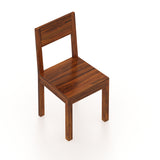 Swiss Solid Sheesham Wood 6 Seater Dining Table Set - 3 Years Warranty