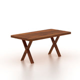 MARTIN Solid Sheesham Wood 6 Seater Dining Table Set - 3 Years Warranty