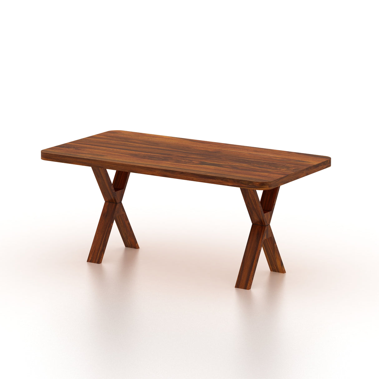 MARTIN Solid Sheesham Wood 6 Seater Dining Table Set - 3 Years Warranty