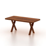 MARTIN Solid Sheesham Wood 6 Seater Dining Table Set - 3 Years Warranty