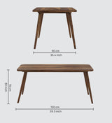 Emporio Solid Sheesham Wood 6 Seater Dining Table Set - 3 Years Warranty